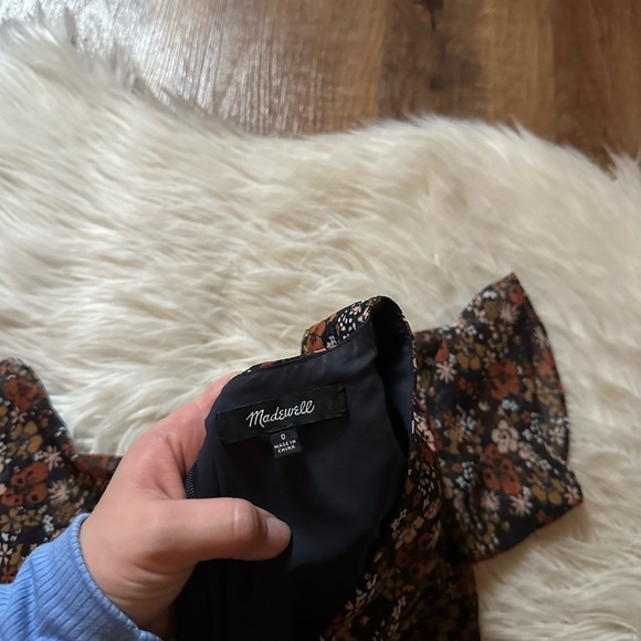 MADEWELL V-Neck Floral Mini Dress - Picture 4 of 4